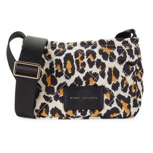 NWT MARC JACOBS Leopard-Print Messenger Bag